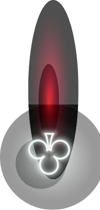 White club with glow effect